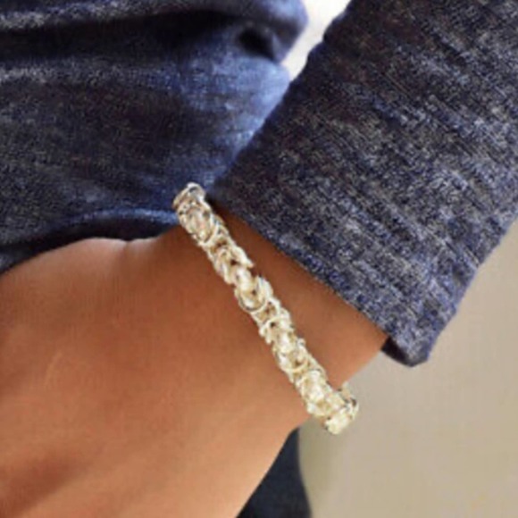 STERLING SILVER DRAGON BRACELET - Picture 8 of 12